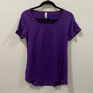 LULAROE Classic T Purple Tunic XXS